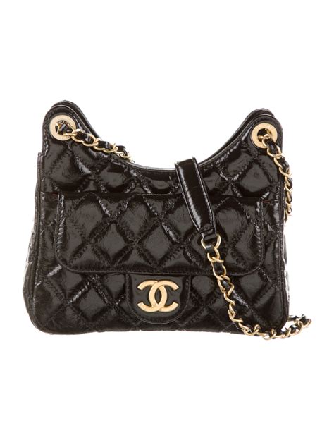 chanel hobo small black|chanel hobo tweed.